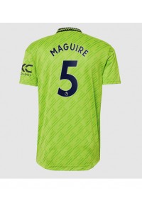 Manchester United Harry Maguire #5 Fotballdrakt Tredje Klær 2022-23 Korte ermer